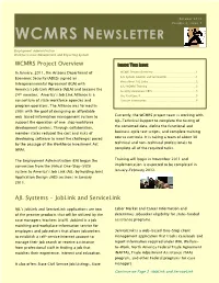 Wcmrs Newsletter