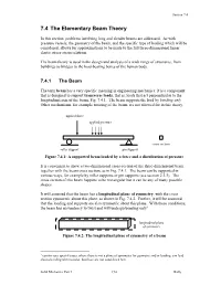 7.4 the Elementary Beam Theory