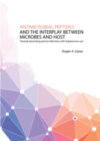 Antimicrobial Peptides and the Interplay Between Microbes and Host