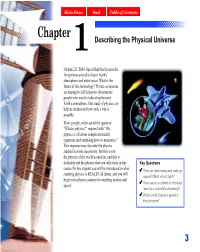 Chapter1describing the Physical Universe