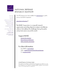 China on the Move: a Franco-American Analysis of Emerging Chinese Strategic Policies and Their Consequences for Transatlantic Re