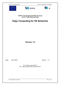 Edge Computing for 5G Networks