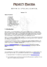 Myth II 1.7.2 Read Me