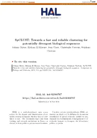 Spclust: Towards a Fast and Reliable Clustering for Potentially Divergent