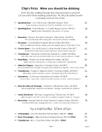 Working Wine Inventory