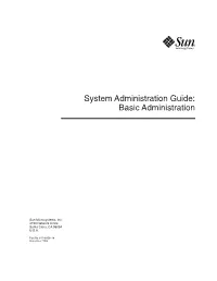 Basic Administration