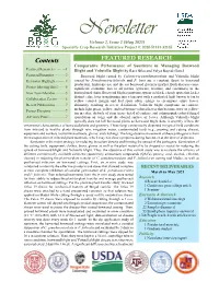 Newsletter Volume 2, Issue 2 (May 2021) Specialty Crop Research Initiative Project #: 2020-51181-32135