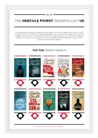 The Hercule Poirot Reading List Uk