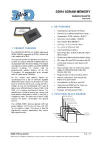 Ddr4 Sdram Memory