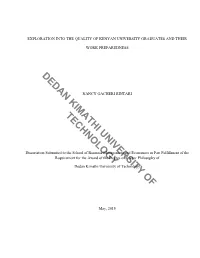 Dedan Kimathi University of Technology
