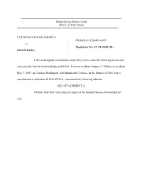 Magistrate No. 07–M–2048 (JS) SHAIN DUKA