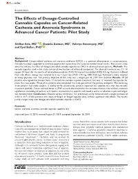 The Effects of Dosage-Controlled