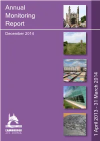 Annual Monitoring Report 2013-2014