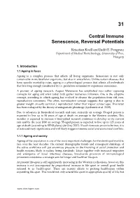 Central Immune Senescence, Reversal Potentials