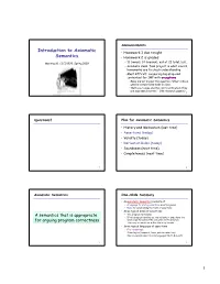 Introduction to Axiomatic Semantics