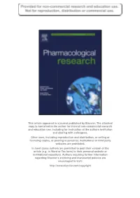 This Article Appeared in a Journal Published by Elsevier. the Attached