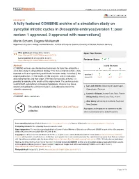 A Fully Featured COMBINE Archive of a Simulation Study