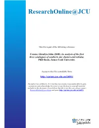 An Analysis of the First Three Catalogues of Southern Star Clusters and Nebulae