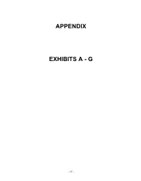 Appendix Exhibits A