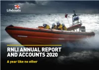 Download the RNLI Annual Report and Accounts 2020