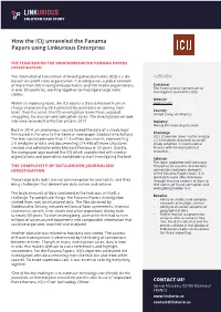 How the ICIJ Unraveled the Panama Papers Using Linkurious Enterprise