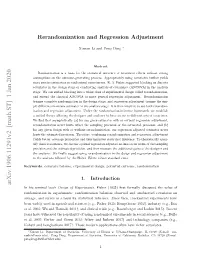 Rerandomization and Regression Adjustment