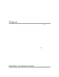 Using As the Gnu Assembler