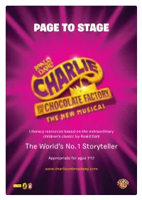 CHARLIE and the CHOCOLATE FACTORY Study Guide