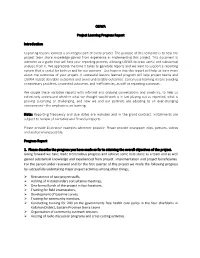 OSIWA Project Learning Progress Report