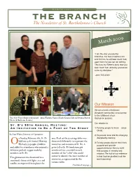 THE BRANCH the Newsletter of St