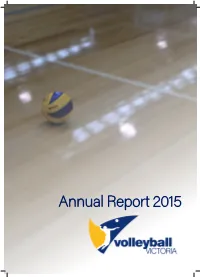 Annual Report 2015 WELCOME & OVERVIEW 2015 Annual Report