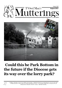 Could This Be Park Bottom in the Future If the Diocese Gets Its Way Over the Lorry Park?