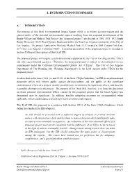 I. Introduction/Summary
