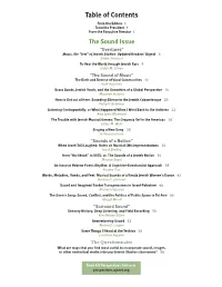 Table of Contents