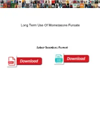 Long Term Use of Mometasone Furoate
