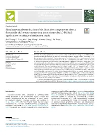 Simultaneous Determination of Six Bioactive Components of Total