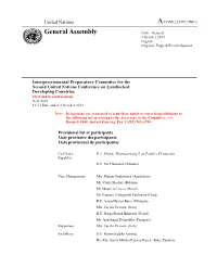 View the List of Participants