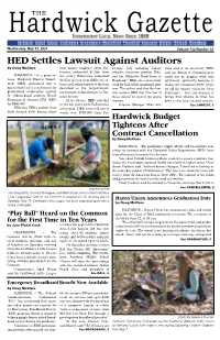 HED Settles Lawsuit Against Auditors