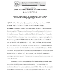 Billing Code 4210-67P DEPARTMENT of HOUSING and URBAN DEVELOPMENT
