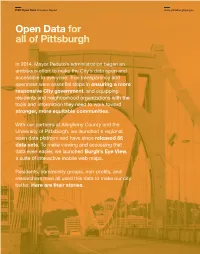 Open Data for All of Pittsburgh