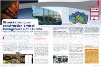 Skanska Improves Construction Project Management with ENOVIA