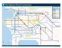 This Map Shows Key Transit Services Connecting Regional Centres in the Lynn Valley Metro Vancouver Region