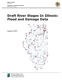Draft River Stages in Illinois: Flood and Damage Data