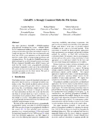 Globalfs: a Strongly Consistent Multi-Site File System