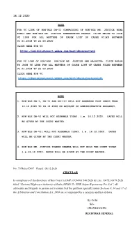 08.12.2020 CIRCULAR in Compliance of the Directions