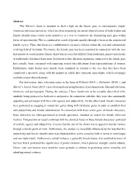Abstract This Master's Thesis Is Intended to Shed a Light on The