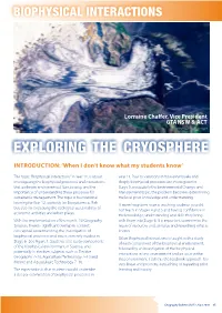 Biophysical Interactions