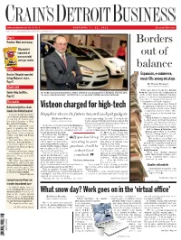 Borders out of Balance