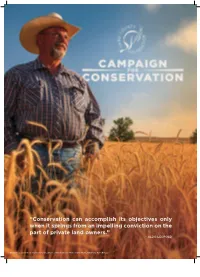 Read More About Our Campaign for Conservation Here