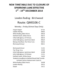 Route: QM0106-C